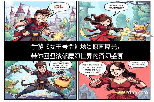 手游《女王号令》场景原画曝光，带你回归浓郁魔幻世界的奇幻盛宴